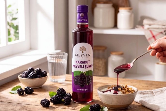 Karadut Meyveli Şurup 680 G