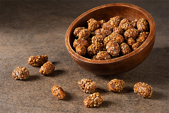 Tatlı Susamlı Fıstık Kg