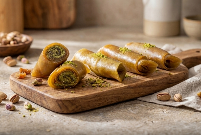 Antep Fıstıklı Sarma Pestil Kg