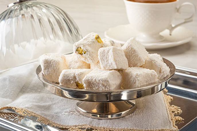 Duble Fıstıklı Sütlü Lokum Kg