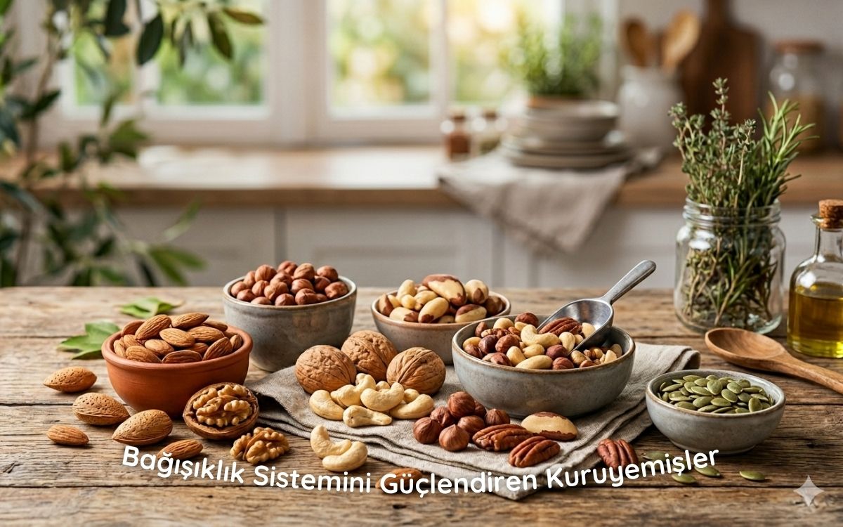 Bağışıklık Sistemini Güçlendiren Kuruyemişler: Doğal Savunmanızı İçeriden Besleyin