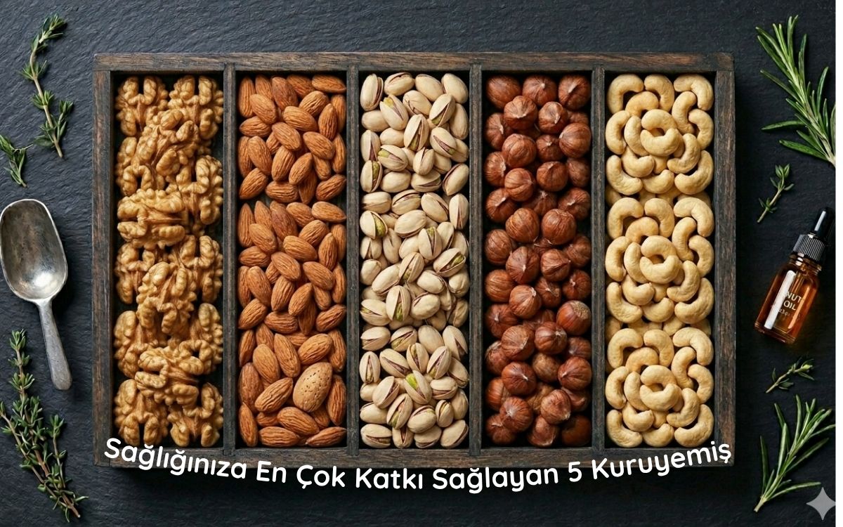 En Faydalı Kuruyemiş Hangisi? Sağlığınıza En Çok Katkı Sağlayan 5 Kuruyemiş
