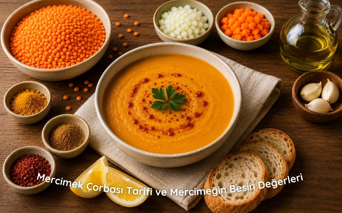 Mercimek Çorbası Tarifi ve Mercimeğin Besin Değerleri